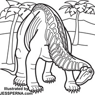 Dinosaur Smiling Coloring Book